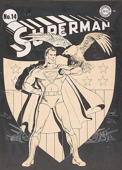 Superman #14 Original Art Up for Auction