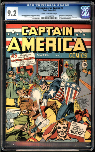 CGC 9.2 Captain America #1 Tops $343 K