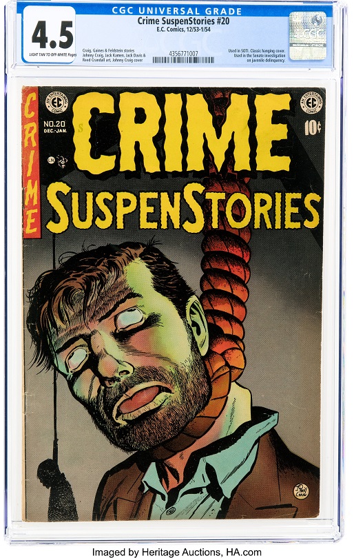 Crime SuspenStories #20, More in Heritage Auctions