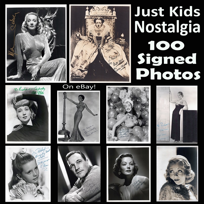 Just Kids Nostalgia to Auction Signed Items on eBay