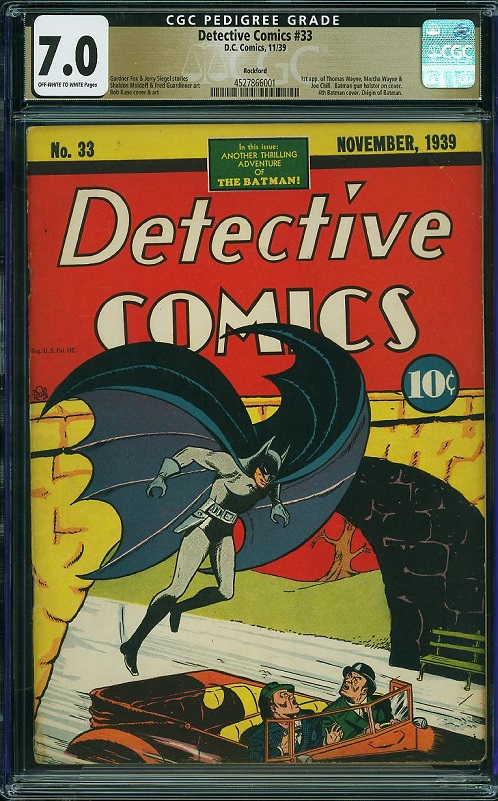 Rare, Higher Grade 1st Batman Origin Added to ComicLink Auction